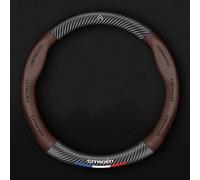 BUSDPL Funda Volante Coche para Citroen C1 C3 C4 Cactus C-Zero Berlingo Multispace Picasso Spacetourer, Antideslizante Duradera Suave y Cómodo al Tacto Protector de Volante Accesorios Coche Regalo