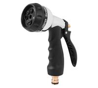 Buse de tuyau d'arrosage - Pulvérisateur d'eau réglable en métal robuste, buse antidérapante pour lavage de voiture et nettoyage des sols, pulvérisateur de jardin haut de gamme pour particuliers, amat