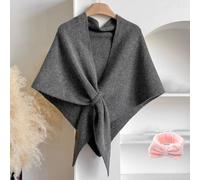 Busgiuar Murou Fashion Shawl,Knitted Shawls And Wraps for Women,Cardigan Cape Cashmere Shoulder,Women's Solid Color Scarf (#06)