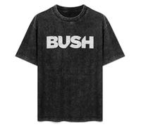 Bush Band Logo Gavin Rossdale Alt Rock Concert Tour Men Black T-Shirt Print Unisex Cotton tee Shirt L