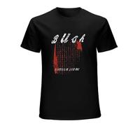 Bush Sixteen Stone - Álbum para hombre, diseño de Red Men's 90s Rock Band Gavin Rossdale Merch - Camiseta de manga corta, color negro, Negro , L