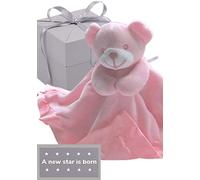 BUSHBABY 'A new star is born' nuevo bebé regalos comodidad manta en caja,bebé niña regalo rosa,baby shower regalos para mamá,baby shower,felpa peluche manta de seguridad,bebé bebé bebé bebé regalos
