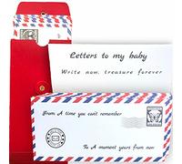 BUSHBABY Letras a mi bebé - recuerdo de la cápsula del tiempo, regalos de baby shower para mamá to bee, regalo único recién nacido unisex niño niña, revelación de género, madre y bebé