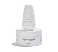 Bushbalm 2 Step Rutine for Hyperpigmentation & Dark Spots - Bermuda Oil Dark Spot Treatment (30 ml) and Bermuda Dark Spot Exfoliating Scrub (236 ml)