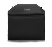BUSHBOCK Premium - Cubierta para barbacoa Weber Genesis 300 Series, Genesis II Series, Enders, Rössle, resistente a la intemperie, 147 x 70 x 115 cm, cubierta para barbacoa de gas (L, negro)