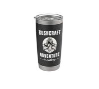 Bushcraft Adventure está llamando a acampar al aire libre Bushcraft Vaso térmico de acero inoxidable de doble pared