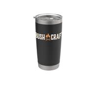 Bushcraft Camping Fuego Supervivencia Al Aire Libre Naturaleza Vaso térmico de acero inoxidable de doble pared
