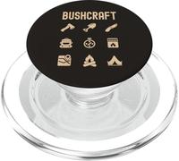 Bushcraft - Conjunto de Iconos de Naturaleza Salvaje de Supervivencia al Aire Libre PopSockets PopGrip para MagSafe