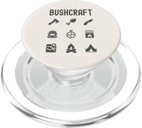 Bushcraft - Conjunto de Iconos de Naturaleza Salvaje de Supervivencia al Aire Libre PopSockets PopGrip para MagSafe