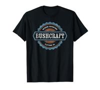 Bushcraft Habilidades Supervivencia al Aire Libre Vivir Naturaleza Camiseta gráfica económica