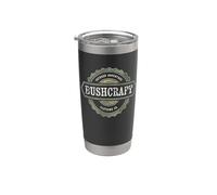 Bushcraft Habilidades Supervivencia al aire libre Vivir Naturaleza Vaso térmico de acero inoxidable de doble pared