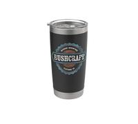 Bushcraft Habilidades Supervivencia al aire libre Vivir Naturaleza Vaso térmico de acero inoxidable de doble pared