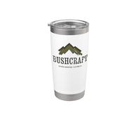 Bushcraft Habilidades Supervivencia al aire libre Vivir Naturaleza Vaso térmico de acero inoxidable de doble pared