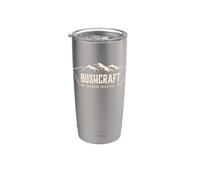 Bushcraft Habilidades Supervivencia al aire libre Vivir Naturaleza Vaso térmico de acero inoxidable de doble pared