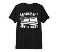 Bushcrafter Survival offroads Outdoor-Camping Bushcraft Camiseta Premium
