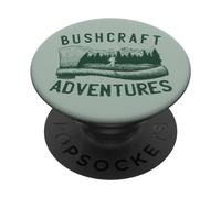 Bushcrafter Survival offroads Outdoor-Camping Bushcraft PopSockets PopGrip Adhesivo