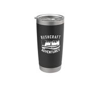 Bushcrafter Survival offroads Outdoor-Camping Bushcraft Vaso térmico de acero inoxidable de doble pared