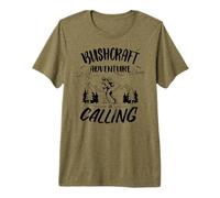 Bushcrafter Survival Senderismo Outdoor-Camping Bushcraft Camiseta Premium