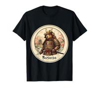 Bushido Bear Samurai Guerrero Amante del Arte Japonés Tradicional Camiseta