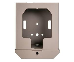 Bushnell - Caja de seguridad para cámara de rastro - Protege de la fauna y el robo - Puertos para montar en el árbol - Acabado con recubrimiento de polvo - 119950C