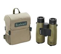Bushnell Prime - Binocular de 12 x 50 Pulgadas y bóveda Bino Caddy Paquete Combinado, prismáticos de Caza Impermeables con Bolsa Binocular Resistente para Caza, observación de Aves y Senderismo