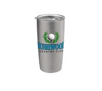 Bushwood Country Club - Pelota de golf con corona de laurel Vaso térmico de acero inoxidable de doble pared