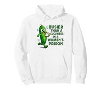 Busier Than a Cucumber Adult Joke Morning Mood Meme Sudadera con Capucha