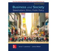 Business and society: stakeholders, ethics, public policy (Scienze)