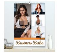 Business Babe (hochwertiger Premium Wandkalender 2026 DIN A2 hoch), Kunstdruck in Hochglanz: Heiße Kurven zwischen Schreibtisch und Chefetage