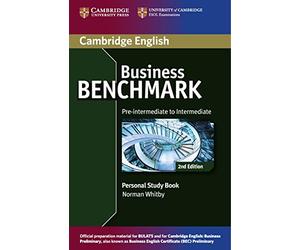 Business Benchmark 2nd Edition / Personal Study Book BEC & BULATS Pre-intermediate/Intermediate B1