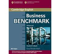 Business Benchmark Advanced Student's Book BEC Edition: Student's Book BEC Higher (CAMBRIDGE)