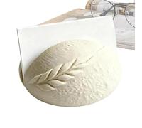 Business Card Display - Dough Bread Shape Information Holder, 3.54x1.77x1.77 Inches Desktop Contact Storage Stand, Cute Pastry Office Decor, Novelty Stationary Organizer for Meeting Conferences