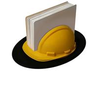 Business Card Holder Stand, 3D Printed Engineer Hard Hat Novelty | Business Carda Desk Holders, Modern Busiiness Card Holder For Desk, Honeycomb Design Desktop Stand, Professional Office Reception