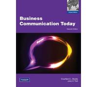 Business Communication Today by Courtland L. Bovee (2011-10-01)