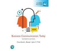 Business Communication Today, Global Edition