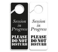 Business Design Session in Progress Please Do Not Disturb Sign 2 Pack