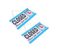 Business Hours Sign Kit with 4Pcs Open Closed Signs for Retail Stores Offices And Schools In Elegant for Indoor And Outdoor Use