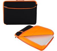 Business Laptop Funda Portátil Bolsa Bolso Bandolera Pc Bolsa Funda de Transporte de 13,3 Pulgadas para Lenovo Yoga/ThinkPad/IdeaPad/ThinkPad X/U31/Lavie/Fujitsu LifeBook Black/Orange Trim