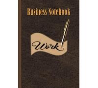 Business notebook with leather patterned cover there are reminders, business notes, bank / payment notes, to do list and hourly daily plan table. ... 160 Pages, 6.69" x 9.61" (16.99 x 24.4 cm)