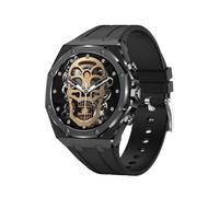 Business smartwatch with Bluetooth calls, large display, blood oxygen monitoring, sleep, and health tracking (Black)