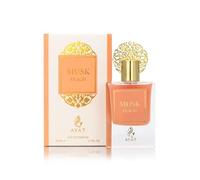 Business SQUARE BS Ithra Eau de Parfum Musk 50 ml Dubai para mujer y hombre, una fragancia oriental sensual diseñada y fabricada en los Emiratos (melocotón)