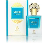 Business SQUARE BS Ithra Eau de Parfum Musk 50 ml Dubai para mujer y hombre, una fragancia oriental sensual diseñada y fabricada en los Emiratos (Cotton)