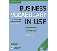 Business Vocabulary in Use Advanced. Third edition. Book with Answers and Enhanced eBook.: Advanced Book with Answers and Enhanced ebook (SIN COLECCION)