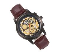 Business Watch - PU Leather, 40 mm Correa para hombre con fecha | Automatic Analog Display Stylish Multifunction Wristwatch Timekeeping, mens Dress Watches For Formal, Casual, Fiesta, Office, Daily