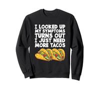 Busqué mis síntomas Amante de la Comida Mexicana Tacos Divertidos Sudadera
