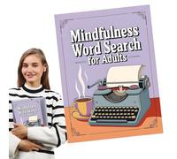 Búsqueda de palabras Mindfulness, de palabras de viaje, juegos portátiles de ejercicio cerebral, actividades de entretenimiento para pasatiempos de sala de espera
