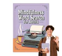 Búsqueda de Palabras Mindfulness - Mindfulness Word Búsqueda, Multi- Búsqueda de Palabras para Adultos con más de 400 ; para el Cuidado Personal y la atención Plena Zen