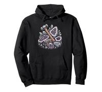 Búsqueda De Rocas Racimo Cristales Gema Colección Gemas Sudadera con Capucha