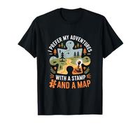 Búsqueda de tesoros al aire libre Puzzle Resolviendo Letterboxing Camiseta