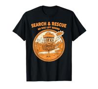 Búsqueda y Rescate No Hay Disco Que quede atrás Disc Golf Camiseta